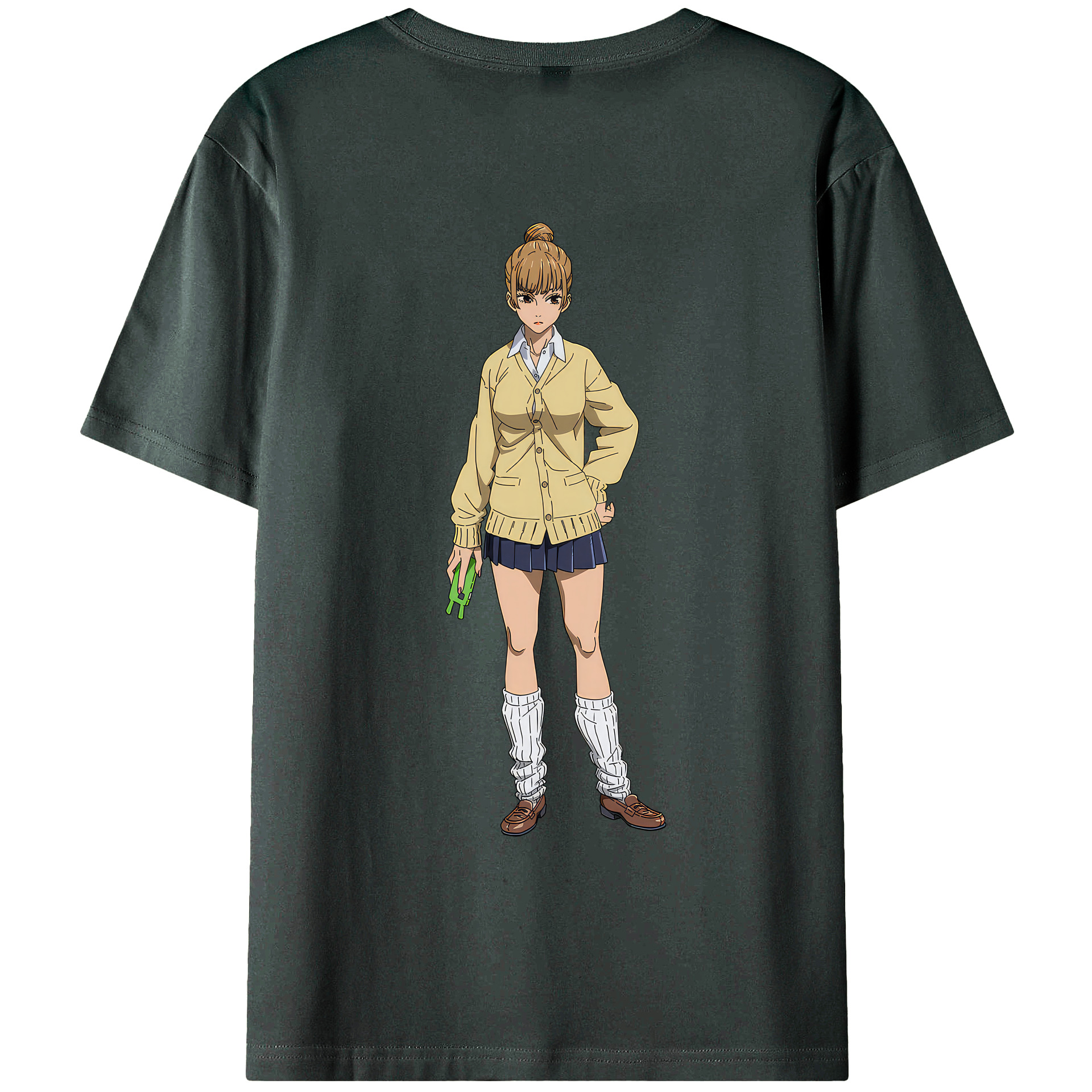 （画像用） 呪術廻戦 Jujutsu Kaisen 綿100％ メンズ半袖Tシャツ（バックプリント） 通気性